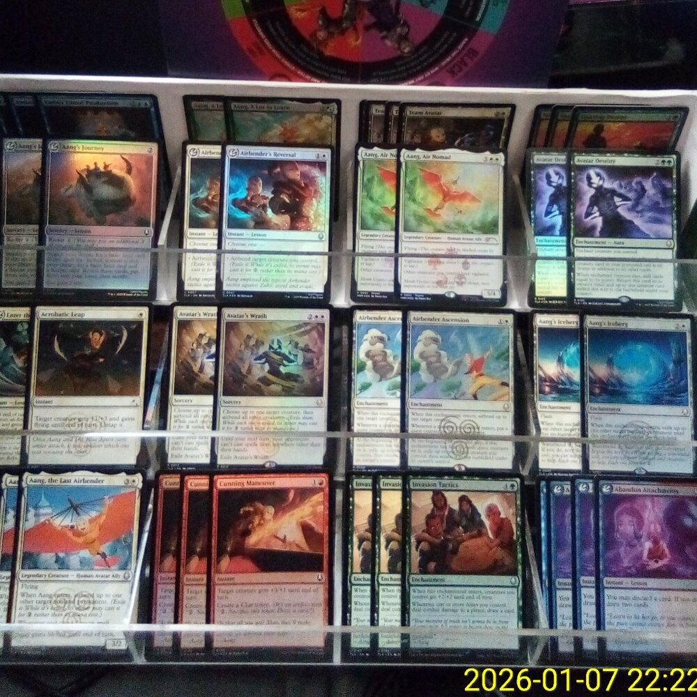 Curated set of 43 Avatar: The Last Airbender ~ Aang Themed MTG Cards NM